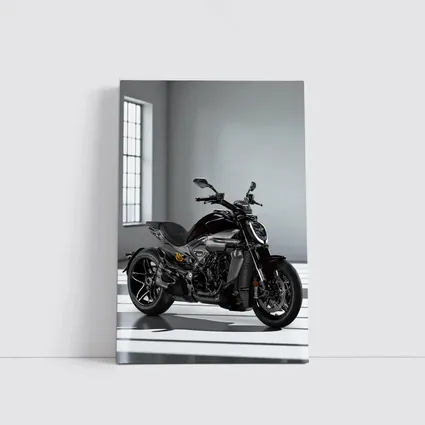 Ducati Diavel Motorcycle Dark Studio Setting