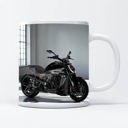 Ducati Diavel Motorcycle Dark Studio Setting