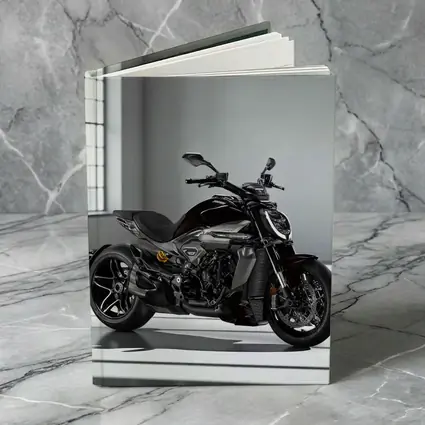 Ducati Diavel Motorcycle Dark Studio Setting