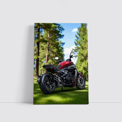 Ducati Diavel Red Motorcycle Green Park