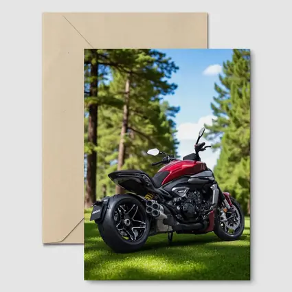 Ducati Diavel Red Motorcycle Green Park
