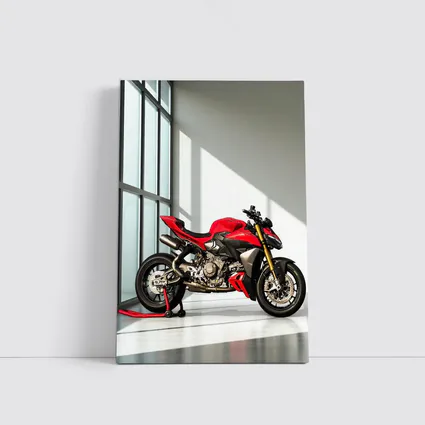 Ducati Streetfighter V4 Red Indoor Studio