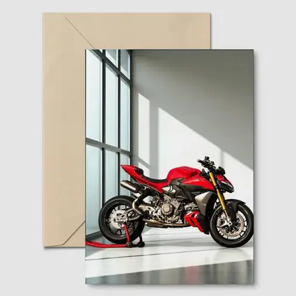Ducati Streetfighter V4 Red Indoor Studio