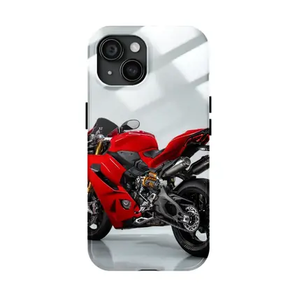 Red Ducati Panigale Superbike Studio Shot