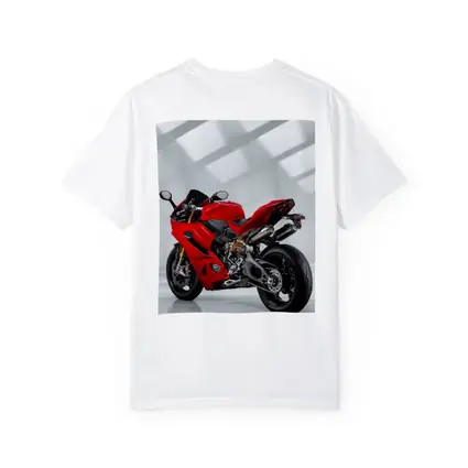 Red Ducati Panigale Superbike Studio Shot