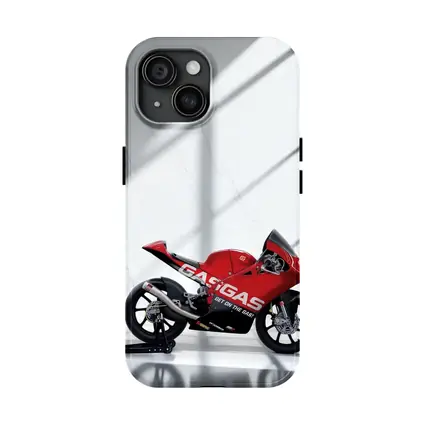 GasGas Red Race Motorcycle White Studio