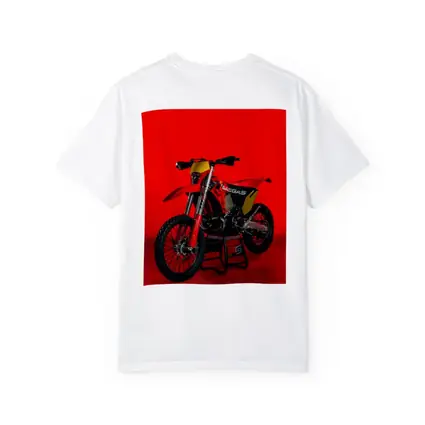 GASGAS Dirt Bike Red Studio Background