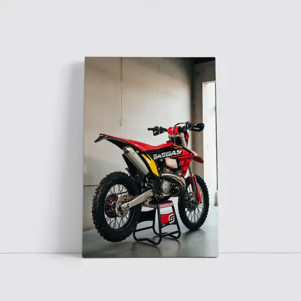 GASGAS Dirt Bike Red Motocross Garage
