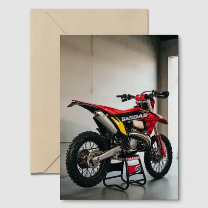 GASGAS Dirt Bike Red Motocross Garage