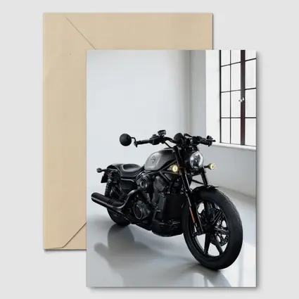 Harley Davidson Nightster Black Motorcycle Studio