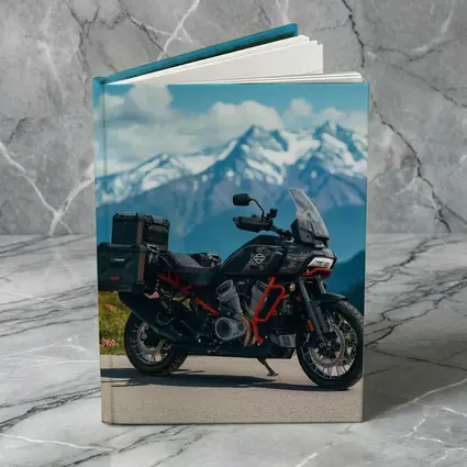 Harley Davidson Adventure Bike Mountain Pass