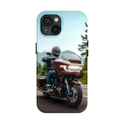 Harley Davidson Touring Motorcycle Mountain Road Ride