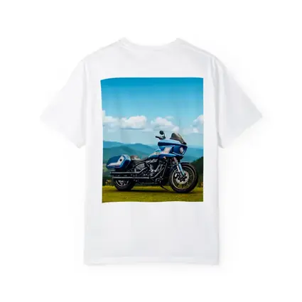 Harley Davidson Low Rider Blue Mountains Background