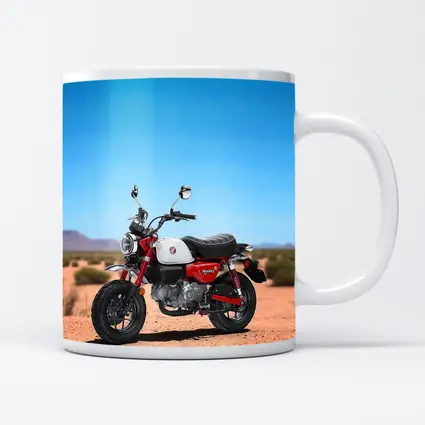 Honda Monkey Bike Desert Landscape