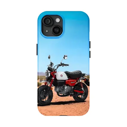 Honda Monkey Bike Desert Landscape