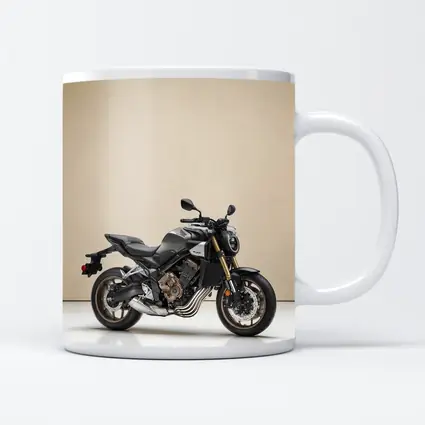 Honda CB650R Naked Bike Beige Studio