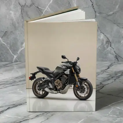 Honda CB650R Naked Bike Beige Studio