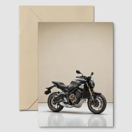Honda CB650R Naked Bike Beige Studio