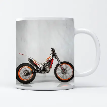 Honda Repsol Trial Motorcycle White Studio Background