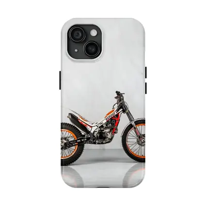 Honda Repsol Trial Motorcycle White Studio Background