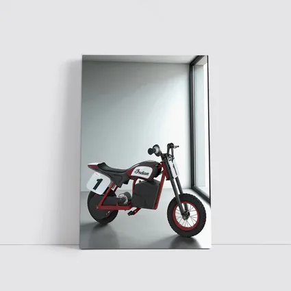Indian Electric Mini Bike White Room
