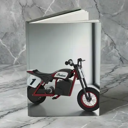 Indian Electric Mini Bike White Room