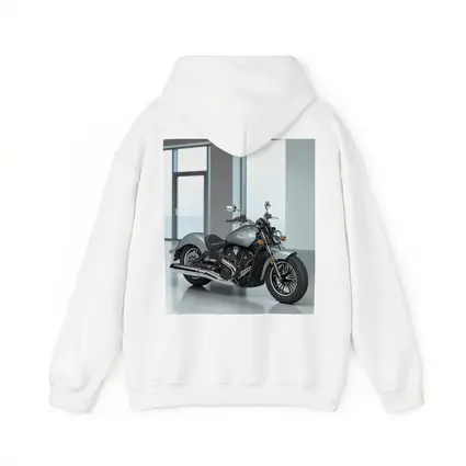 Indian Motorcycle Silver Cruiser Minimalist Studio