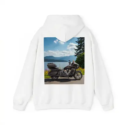 Indian Motorcycle Lakeside Mountain Landscape
