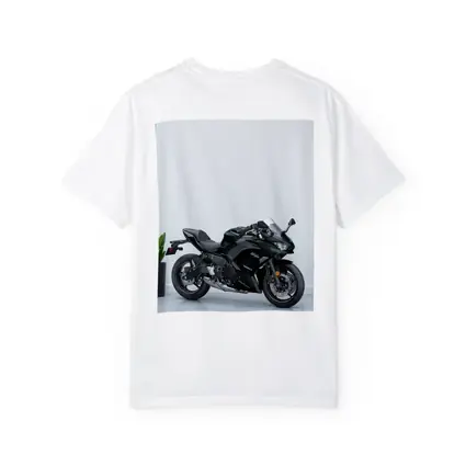 Kawasaki Ninja Sport Bike White Studio