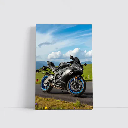 Kawasaki Ninja Sport Bike Mountain Road