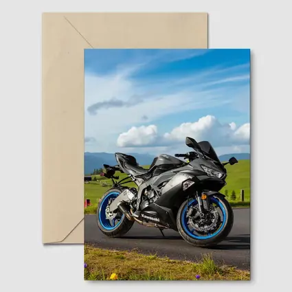 Kawasaki Ninja Sport Bike Mountain Road