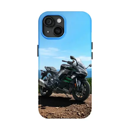 Kawasaki Sport Bike Mountain Overlook View