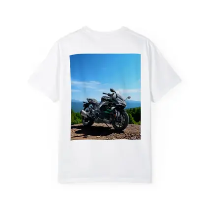 Kawasaki Sport Bike Mountain Overlook View