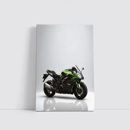 Kawasaki Ninja Sport Bike Gray Studio