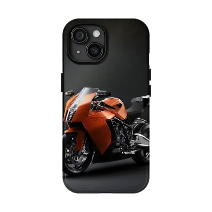 KTM RC8 Superbike Against Dark Studio Background