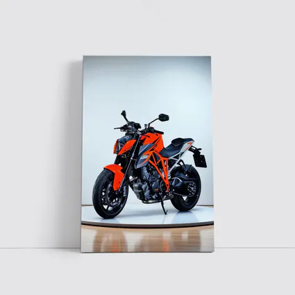 KTM Super Duke Motorcycle Studio White Background