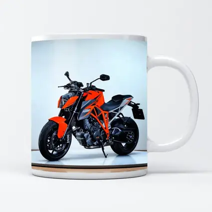 KTM Super Duke Motorcycle Studio White Background
