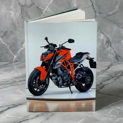 KTM Super Duke Motorcycle Studio White Background