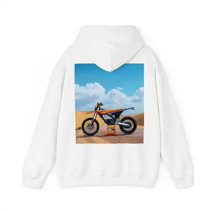 KTM Dirt Bike Orange Desert Sand Dunes