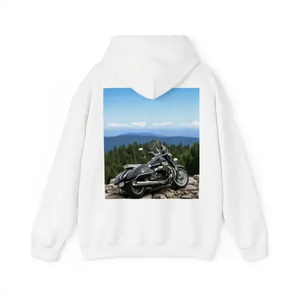 Moto Guzzi Cruiser Motorcycle Mountain Overlook