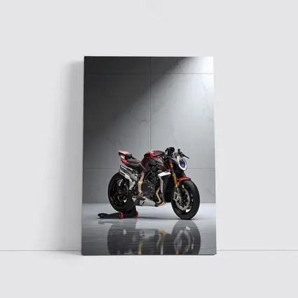 MV Agusta Naked Bike Studio Marble Background