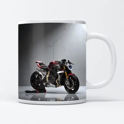 MV Agusta Naked Bike Studio Marble Background