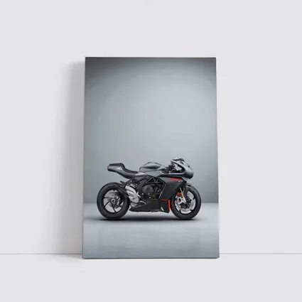 MV Agusta Supersport Motorcycle Gray Studio
