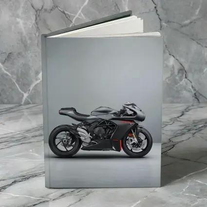 MV Agusta Supersport Motorcycle Gray Studio