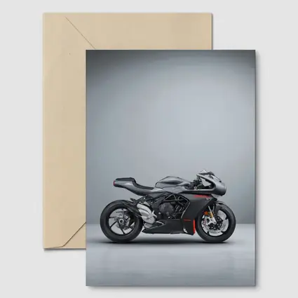 MV Agusta Supersport Motorcycle Gray Studio