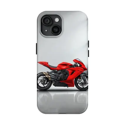 MV Agusta Red Superbike Studio White Background