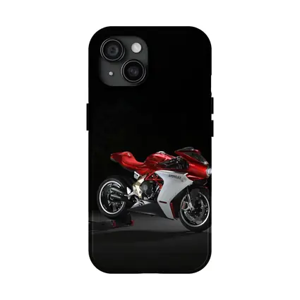 MV Agusta Superveloce Red White Dark Background