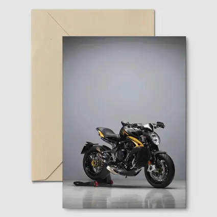 MV Agusta Naked Bike Black Gold Studio