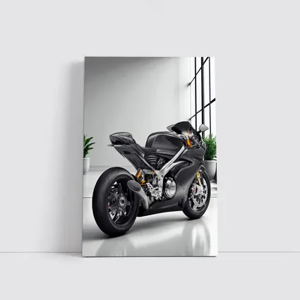 Norton Motorcycle Carbon Gray Minimal Studio