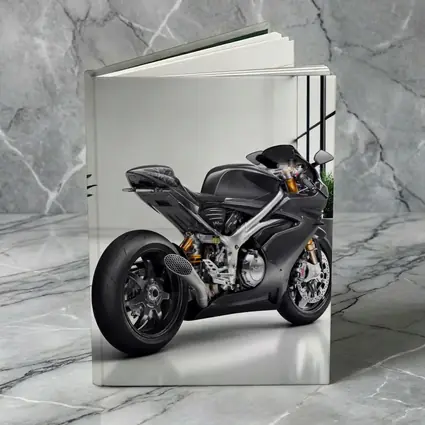 Norton Motorcycle Carbon Gray Minimal Studio